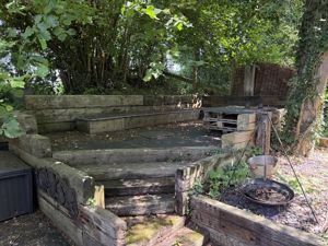 Secluded seating area- click for photo gallery